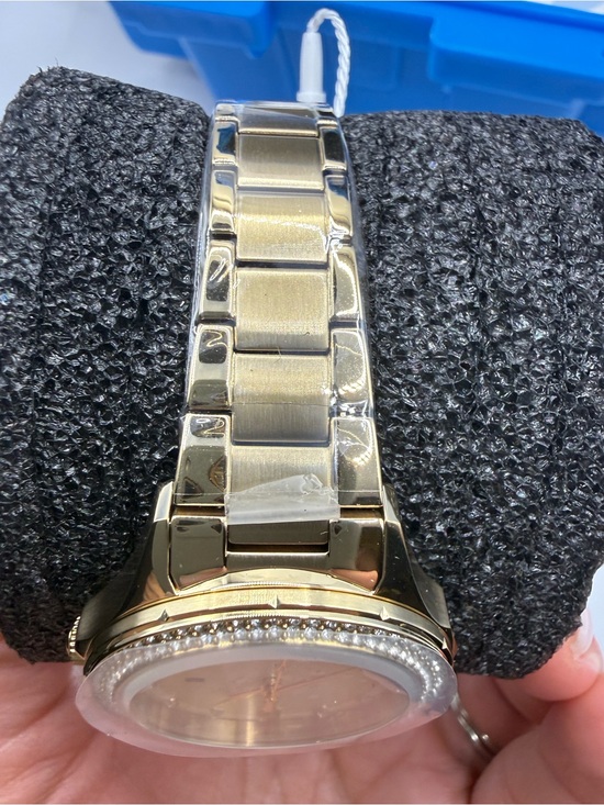 TechnoMarine Luna Tides Women\'s Watch w/ Mother of Pearl Dial - 33mm, Gold main image 3